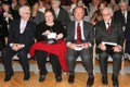 Slov. filharmonija, od leve: dr. Peter Vencelj, dr. Christa Sauer, avstr. veleposlanik dr. Erwin Kubesch, Lovro Sodja